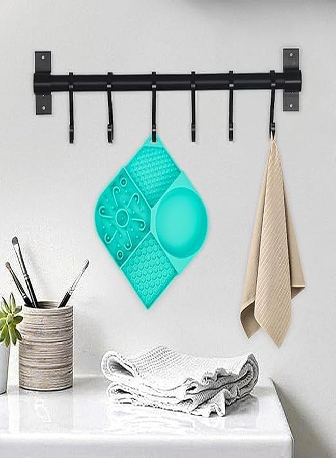 VishBin Lick Mat for Dogs and Cats, Licking Mat with Suction Cups for Dog Anxiety Relief, Cat Peanut Butter Lick Pad for Boredom Reducer,Enrichment Toy,Treat Mat Bathing Grooming - Multicolor - Image 4